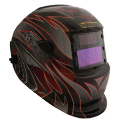 Masque de soudage - cagoule de soudure électronique motif FLAMME