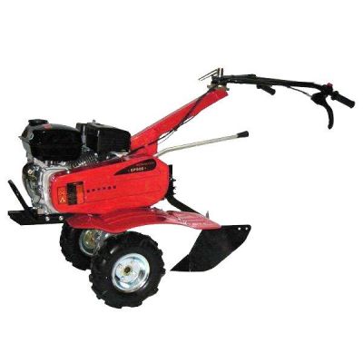 Motobineuse et motoculteur 196 cc - 6 fraises 75cm, roues agraires et soc