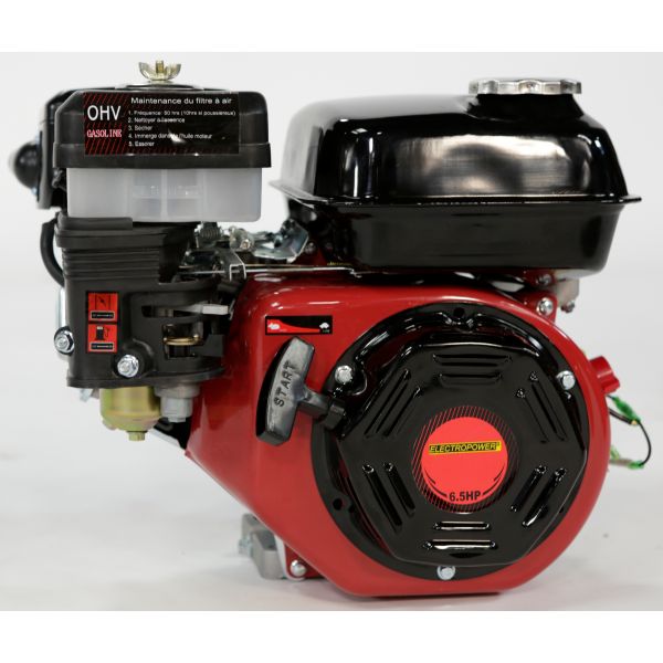 4 temps 15 CV OHV mono-cylindre de moteur à essence pour moteur à usage intensif 420CC 9KW 