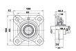 Roulement et support rotor broyeur 15 CV - UCF206