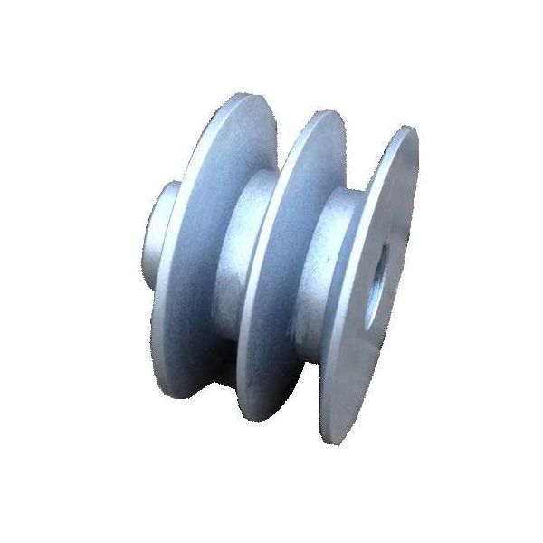 Poulie d'entrainement double gorge Ø 42 mm pour moteur 6.5 cv