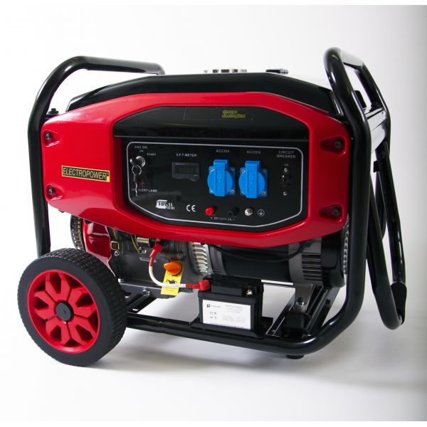 Groupe électrogène 13CV AVR drakkar équipement 5500W démarrage électrique  avec kit brouette