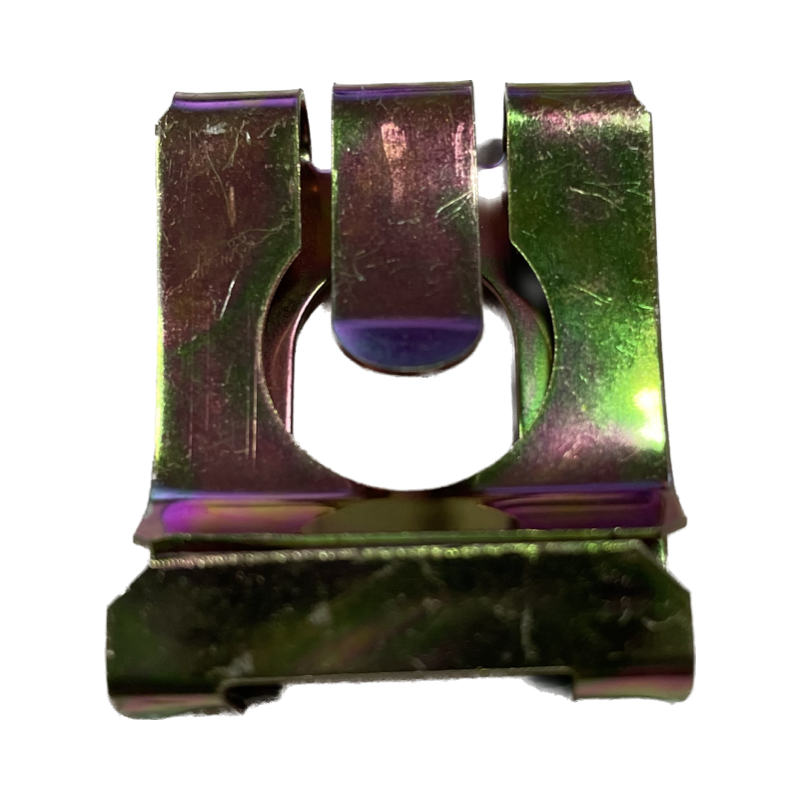 Agrafe en bout d'axe de roue