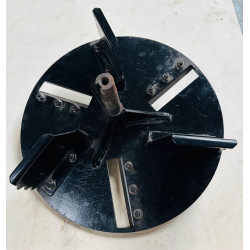 rotor de coupe avec 3 couteaux et 3 contre machoires
