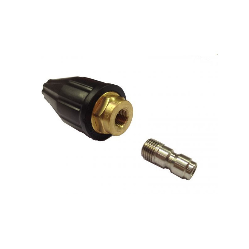 Buse Turbo Pour Nettoyeur Haute Pression 3000 PSI - Connexion Rapide 6,35 Mm, Débit 040, En Alliage D'aluminium