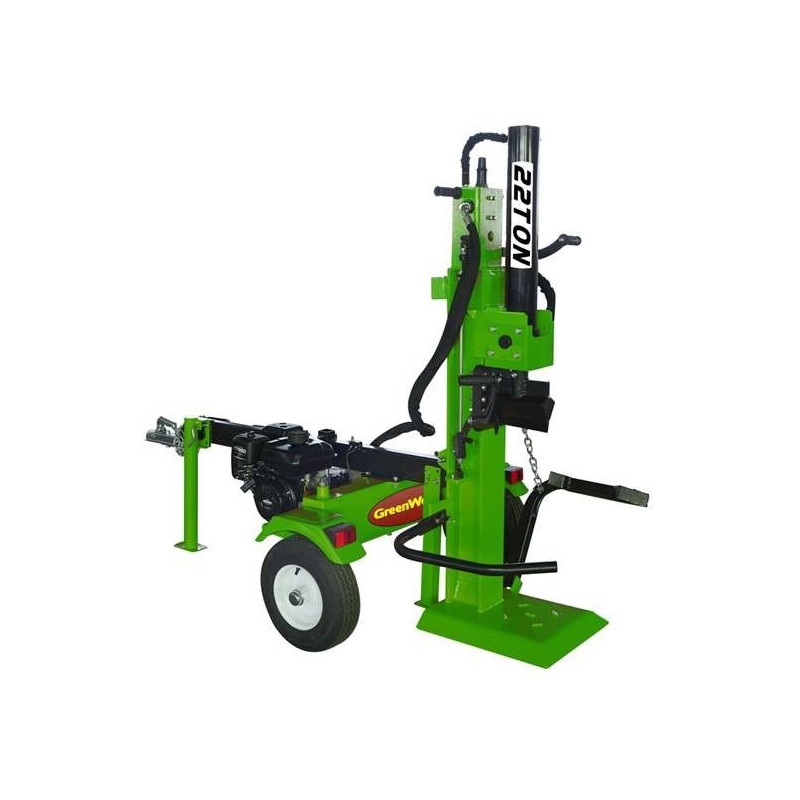 Fendeur de bûches tractable 6.5cv 22 tonnes