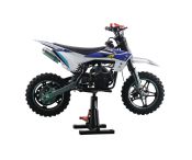Mini moto thermique 2 temps 49cc Bleu - ELECTROPOWER