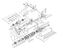 Courroie entrainement fléaux pour tondeuse débroussailleuse MX663