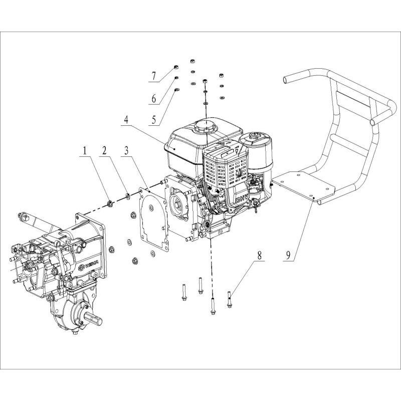 pare chocs avant MX620 N°9
