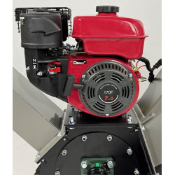 Broyeur de végétaux -  Broyeur de branche - Jardin - Broyeur de végétaux à moteur essence 7 cv