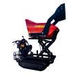 Mini dumper chenilles 500 kg Honda GX270 – chargeur frontal